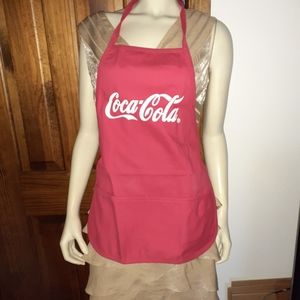 Coca-Cola apron. New. Red.